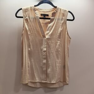 Banana Republic Light Tan Sleeveless Blouse